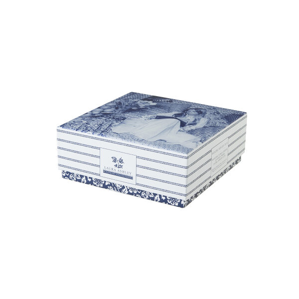 Laura Ashley-Blueprint Πιατάκι Petit Four 4τμχ σε κουτί δώρου Floris και China Fleur 2