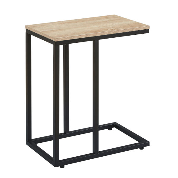 SUPPORT SIDE TABLE SONOMA ΜΑΥΡΟ 50x30xH61cm 1