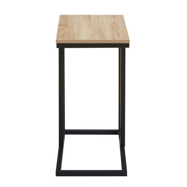 SUPPORT SIDE TABLE SONOMA ΜΑΥΡΟ 50x30xH61cm 3