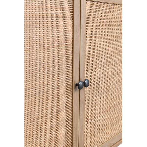 AMMOS ΜΠΟΥΦΕΣ 3ΣΥΡΤΑΡΙΑ ΦΥΣΙΚΟ ΜΕ RATTAN 150x39xH79cm 5