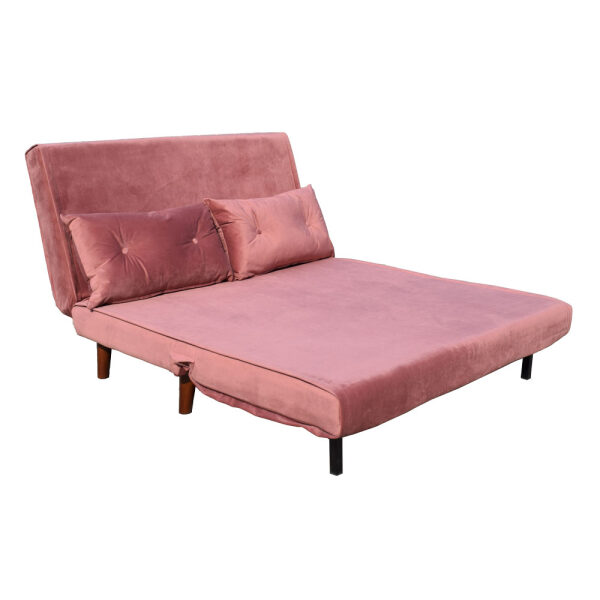 FALCON ΚΑΝΑΠΕΣ ΚΡΕΒΑΤΙ 2ΘΕΣΙΟΣ ΑΝΑΔΙΠΛΟΥΜΕΝΟΣ DUSTY PINK 121x90xH80cm 2