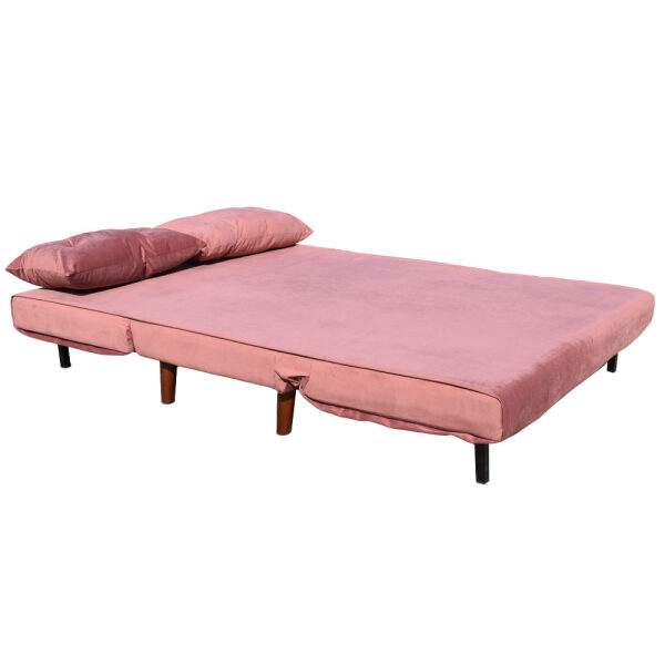 FALCON ΚΑΝΑΠΕΣ ΚΡΕΒΑΤΙ 2ΘΕΣΙΟΣ ΑΝΑΔΙΠΛΟΥΜΕΝΟΣ DUSTY PINK 121x90xH80cm 3