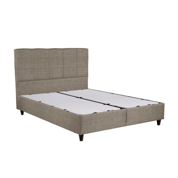 DEAL SET ΚΡΕΒΑΤΙ ΜΕ ΑΠΟΘΗΚ. ΧΩΡΟ ΚΑΙ ΣΤΡΩΜΑ BEIGE 14-753 210x162xH120cm 5