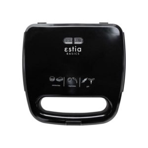 ESTIA ΤΟΣΤΙΕΡΑ BLACK PLUS 2 ΘΕΣΕΩΝ 750w ΜΑΥΡΗ