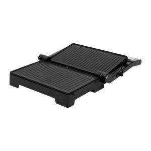 ESTIA ΣΑΝΤΟΥΙΤΣΙΕΡΑ ΓΚΡΙΛΙΕΡΑ BLACK PLUS 2 ΘΕΣΕΩΝ 1000w ΜΕ ΛΕΙΤΟΥΡΓΙΑ ΑΝΟΙΓΜΑΤΟΣ 180º ΜΑΥΡΗ