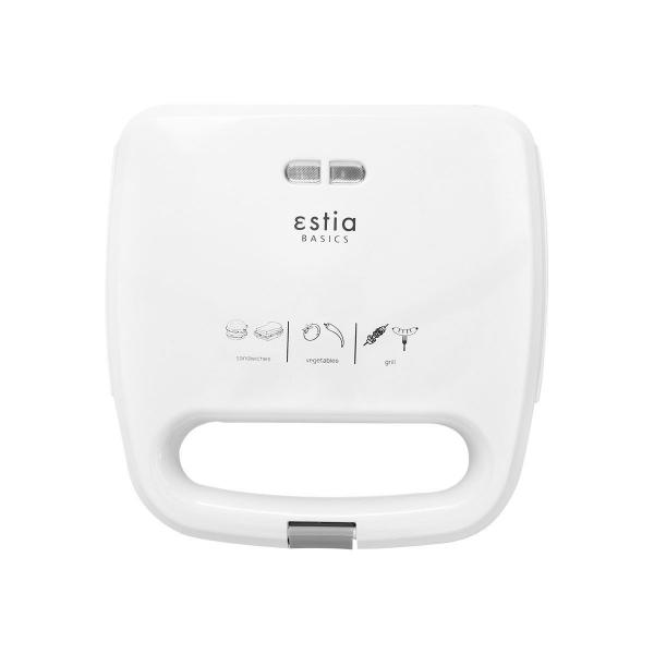 ESTIA ΤΟΣΤΙΕΡΑ GUSTO WHITE 2 ΘΕΣΕΩΝ 750w ΛΕΥΚΗ