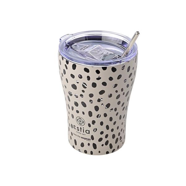 ΘΕΡΜΟΣ COFFEE MUG SAVE THE AEGEAN 350ml LEOPARD TAUPE