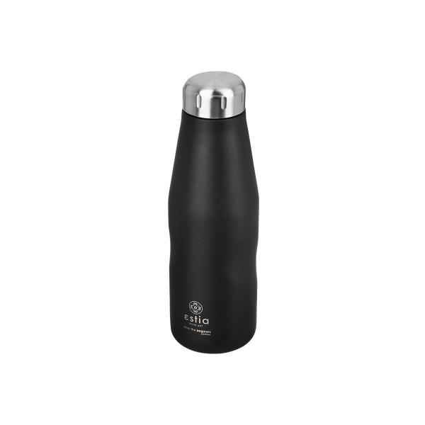 ΘΕΡΜΟΣ TRAVEL FLASK SAVE THE AEGEAN 500ml MIDNIGHT BLACK