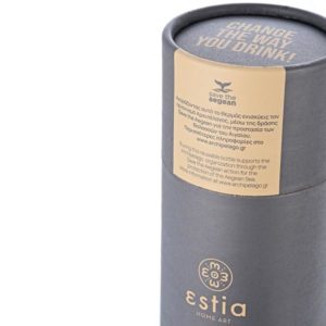 ΘΕΡΜΟΣ TRAVEL FLASK SAVE THE AEGEAN 750ml FJORD GREY