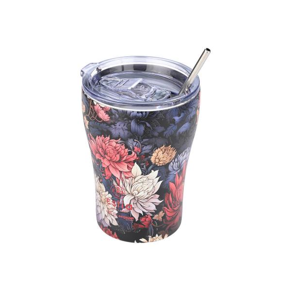 ΘΕΡΜΟΣ COFFEE MUG SAVE THE AEGEAN 350ml MIDNIGHT BLOSSOM