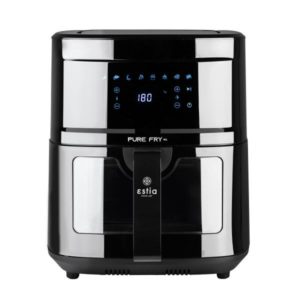 ESTIA ΦΡΙΤΕΖΑ ΑΕΡΟΣ PURE FRY XL 1700w 9.1lt ME ΨΗΦΙΑΚΗ ΟΘΟΝΗ & 8 ΠΡΟΓΡΑΜΜΑΤΑ ΜΑΥΡΟ