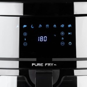 ESTIA ΦΡΙΤΕΖΑ ΑΕΡΟΣ PURE FRY XL 1700w 9.1lt ME ΨΗΦΙΑΚΗ ΟΘΟΝΗ & 8 ΠΡΟΓΡΑΜΜΑΤΑ ΜΑΥΡΟ