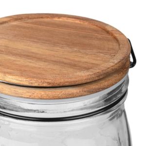 ΔΟΧΕΙΟ ΑΠΟΘΗΚΕΥΣΗΣ ALLURE ΓΥΑΛΙΝΟ 1000ml ΜΕ ΚΛΙΠ ΚΑΠΑΚΙ