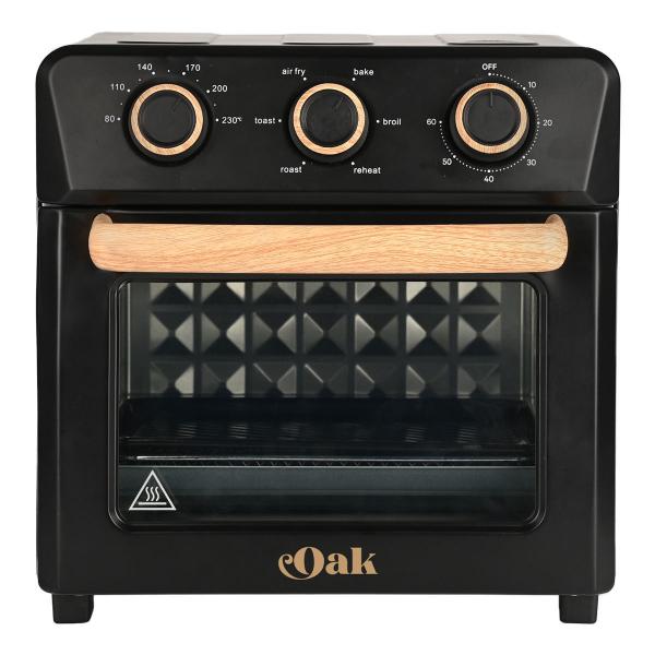 ESTIA ΦΡΙΤΕΖΑ ΑΕΡΟΣ OAK 1400w 12lt ΜΕ 4 ΛΕΙΤΟΥΡΓΕΙΕΣ ΨΗΣΙΜΑΤΟΣ ΜΑΥΡΟ