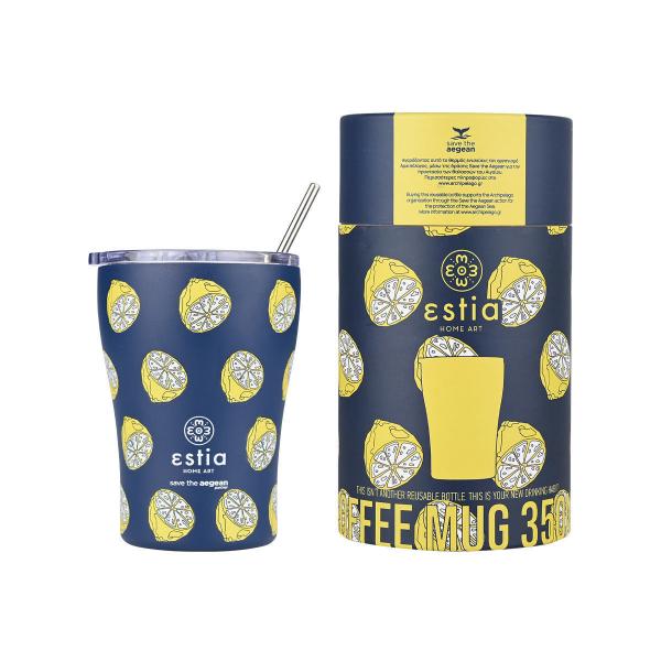 ΘΕΡΜΟΣ COFFEE MUG SAVE THE AEGEAN 350ml CITRUS INFUSION