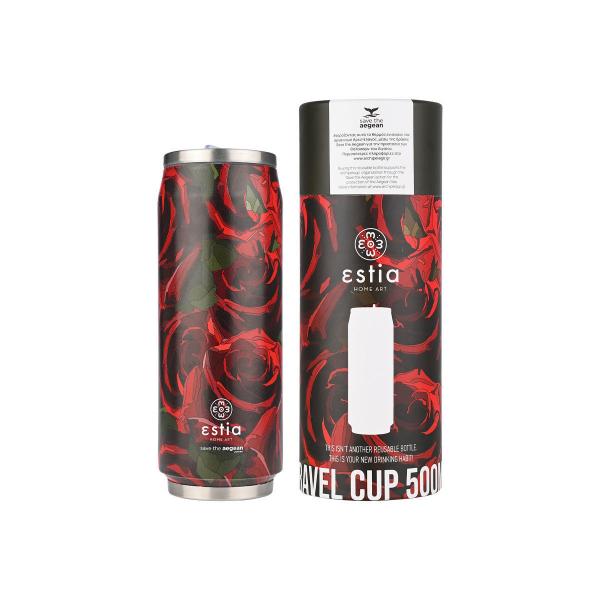 ΘΕΡΜΟΣ TRAVEL CUP SAVE THE AEGEAN 500ml TWILIGHT ROSE