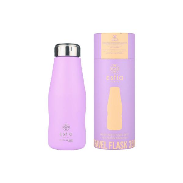 ΘΕΡΜΟΣ TRAVEL FLASK SAVE THE AEGEAN 350ml LAVENDER PURPLE