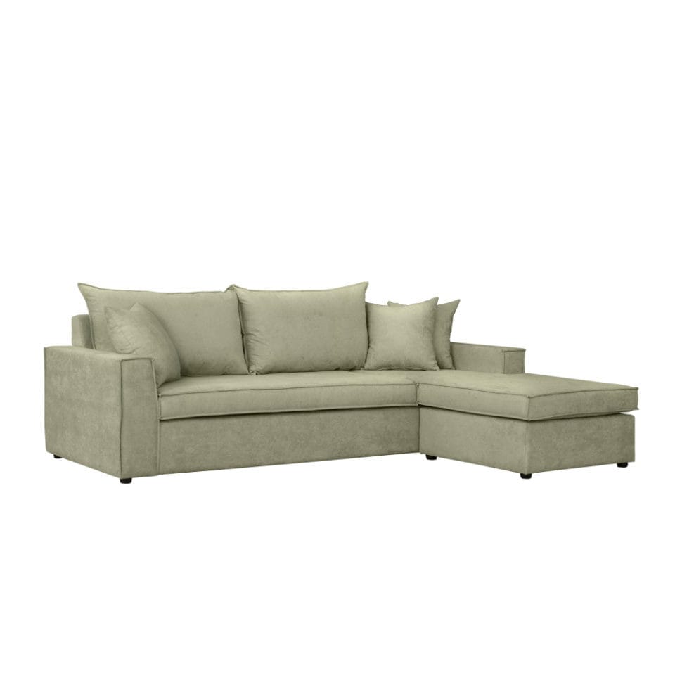RIVIERA ΚΑΝΑΠΕΣ ΓΩΝΙΑ ΑΝΑΣΤΡΕΨΙΜΗ BEIGE PRIMO 7605 250x170xH80cm