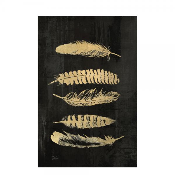 FEATHERS ΠΙΝΑΚΑΣ ΚΑΜΒΑΣ ΞΥΛΟ 60x90xH3,5cm