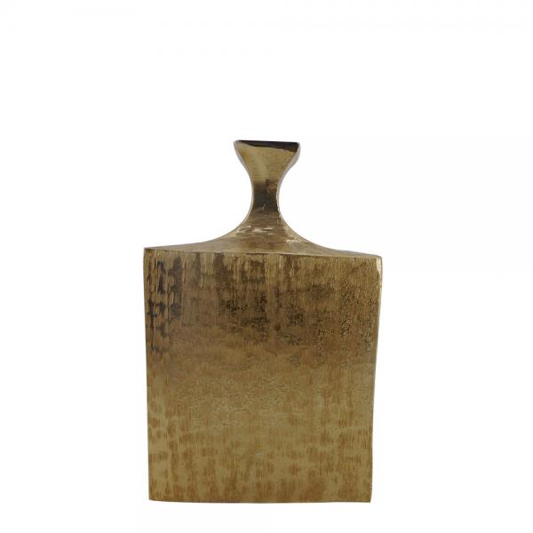 FLASCHE ΒΑΖΟ ΑΛΟΥΜΙΝΙΟ ΧΡΥΣΟ 18x9xH28cm