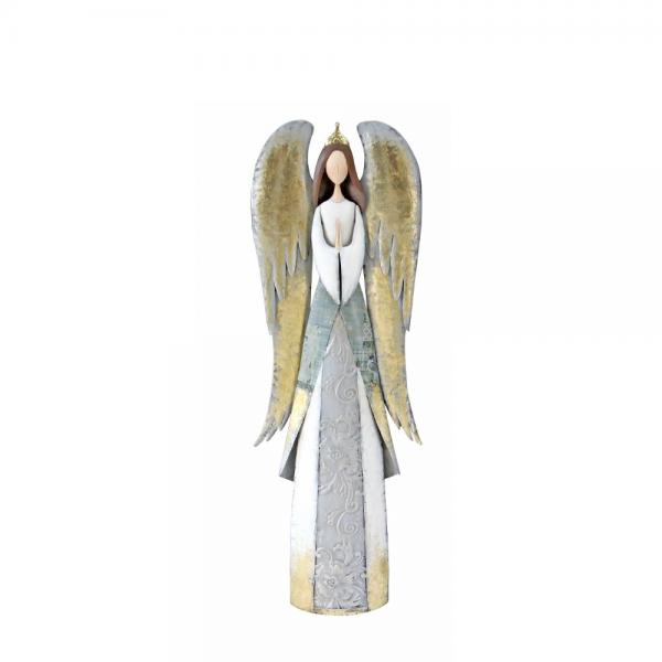 XMAS ANGEL WINGS B ΑΓΓΕΛΟΣ ΜΕΤΑΛΛΟ ΠΟΛΥΧΡΩΜΟ 25x11xH76cm