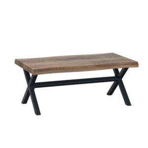 BRICK COFFEE TABLE ΚΑΡΥΔΙ ΜΑΥΡΟ 110x60xH45cm