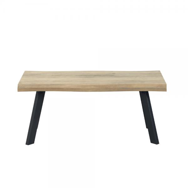 BRICK-URBAN COFFEE TABLE ΦΥΣΙΚΟ ΜΑΥΡΟ 110x60xH45cm