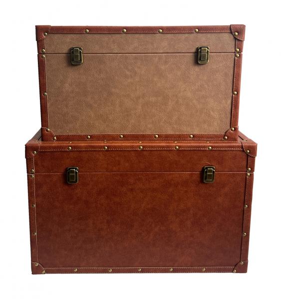 BRYST ΜΠΑΟΥΛΑ SET 2ΤΜΧ COGNAC PURO 64x40xH40cm