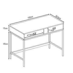 RUBIK ΚΟΝΣΟΛΑ 2ΣΥΡΤΑΡΙΑ CEMENT ΑΝΟΙΧΤΟ ΜΕ PATTERN 100x40xH80cm