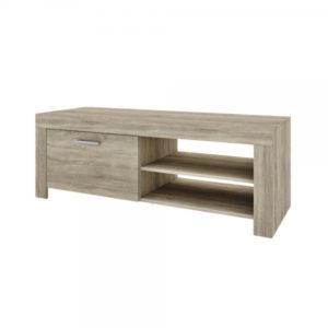 PETRA TV STAND SONOMA ΣΚΟΥΡΟ 131x47xH47cm