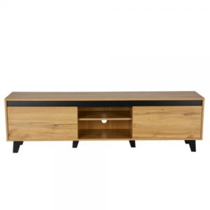 ARABICA TV STAND SONOMA ΜΑΥΡΟ 170x38xH49cm