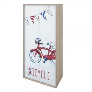 BICYCLE ΝΤΟΥΛΑΠΑ SONOMA ΜΕ PATTERN 90x50xH190cm