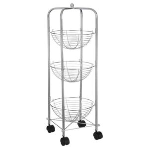 ΤΡΟΛΕΫ 3 ΘΕΣΕΩΝ ΜΕΤΑΛΛΙΚΟ ΧΡΩΜΙΟΥ 31x84cm