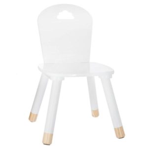 ΚΑΡΕΚΛΑ ΞΥΛΙΝΗ ΛΕΥΚΗ L32xW29,5xH50cm ΠΑΙΔΙΚΗ