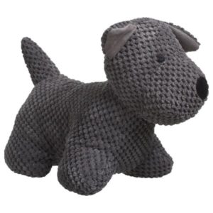 DOOR STOP DOG POPCORN, 31X24, POLYESTER ΓΚΡΙ