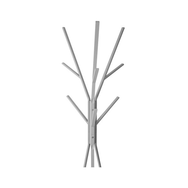ARBOR, ΚΑΛΟΓΕΡΟΣ ΜΕ ΞΥΛΟ MDF ΜΕΤΑΛΛΙΚΟΣ ΓΚΡΙ 44x42x180cm