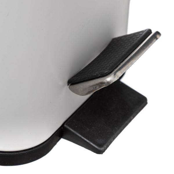 ΚΑΔΟΣ 5Lt ΑΝΟΞΕΙΔΩΤΟΣ ΛΕΥΚΟΣ L14.5xW28.5xH30.2cm
