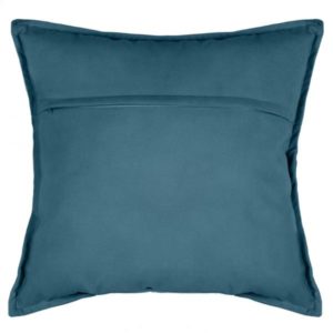 LILOU, ΜΑΞΙΛΑΡΙ ΔΙΑΚΟΣΜΗΤΙΚΟ ΒΕΛΟΥΤΕ ΑΝΑΓΛΥΦΟ POLYESTER ΜΠΛΕ 55Χ55cm