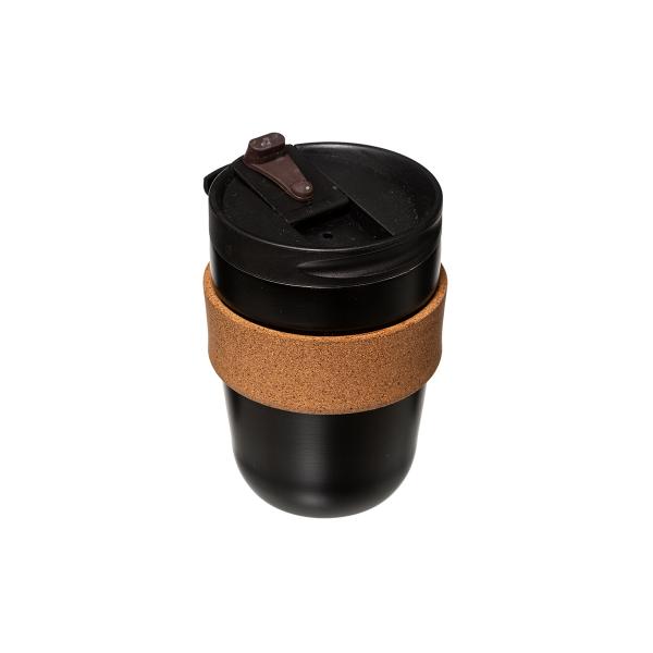 CAL, ΘΕΡΜΟΣ 250ml ΜΕ ΔΙΠΛΟ ΤΟΙΧΩΜΑ, ΑΝΟΞΕΙΔΩΤΟ ΜΑΥΡΟ 8.7x12.5cm