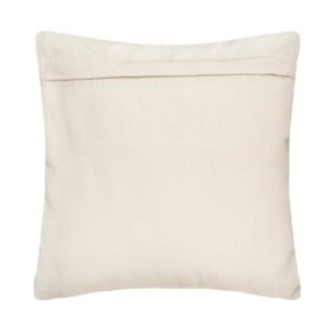 CLAR, ΜΑΞΙΛΑΡΙ ΥΦΑΝΤΟ ΜΕ ΦΟΥΝΤΕΣ POLYESTER ΓΚΡΙ & ΙΒΟΥΑΡ 45x45cm