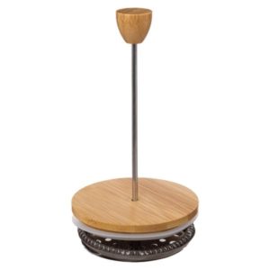 BAMBOO, ΚΑΦΕΤΙΕΡΑ 1L ΜΕ ΕΜΒΟΛΟ INOX ΦΥΣΙΚΟ 10x16,8x22,5cm