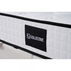 COLLECTIVE ΣΤΡΩΜΑ 120x200cm ΛΕΥΚΟ ΑΝΘΡΑΚΙ 200x120xH25cm