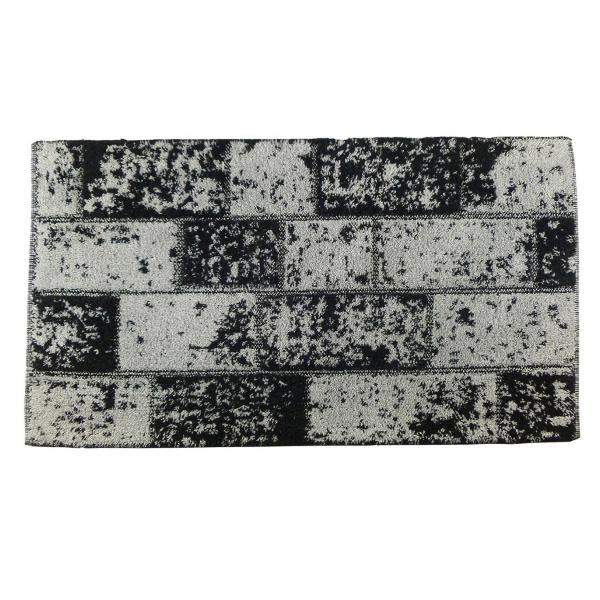 PanOikos BRICK, ΧΑΛΑΚΙ ΒΑΜΒΑΚΕΡΟ ΜΑΥΡΟ ΓΚΡΙ 55x85cm