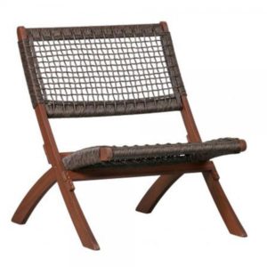 MESH ΚΑΡΕΚΛΑ ΠΤΥΣ/ΜΕΝΟ-Η ΚΑΦΕ ANTIQUE ΚΑΡΥΔΙ 78x60xH72,5cm