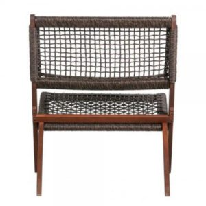 MESH ΚΑΡΕΚΛΑ ΠΤΥΣ/ΜΕΝΟ-Η ΚΑΦΕ ANTIQUE ΚΑΡΥΔΙ 78x60xH72,5cm