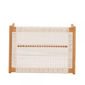 MESH ΣΚΑΜΠΩ ΛΕΥΚΟ ΦΥΣΙΚΟ 57x41xH35,5cm