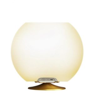 SPHERE BRASS ΣΑΜΠΑΝΙΕΡΑ/LED ΦΩΤΙΣΤΙΚΟ ΜΕ ΗΧΕΙΟ BLUETOOTH ΠΟΛΥΑΙΘΥΛΕΝΙΟ D38X31H