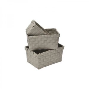 ΠΛΕΚΤΟ ΚΑΛΑΘΙ ΓΚΡΕΖ, ΠΛΑΣΤΙΚΟ 17Χ11Χ9