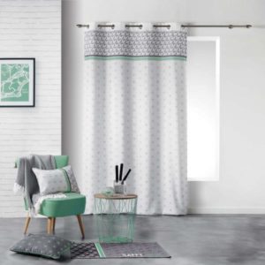 ΚΟΥΡΤΙΝΑ ΧΑΜΗΛΗΣ ΣΚΙΑΣΗΣ, ΜΕ ΤΡΟΥΚ, POLYESTER, MIRADE ΛΕΥΚΗ & ΒΕΡΑΜΑΝ 140x260cm