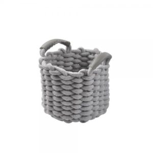 ΚΑΛΑΘΙ ΜΕ ΧΕΡΟΥΛΙΑ ΑΠΑΛΟ ΓΚΡΙ Φ20, POLYCOTTON